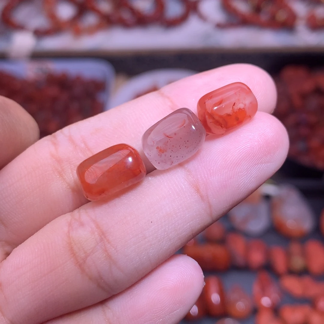 南红玛瑙合金珠宝半成品375