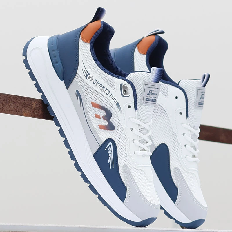 夏季男鞋透气单网眼镂空网鞋青少年防臭防滑耐磨运动休闲跑鞋潮鞋