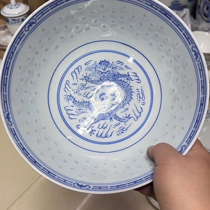 陶摆件23*9厘米玲珑大碗