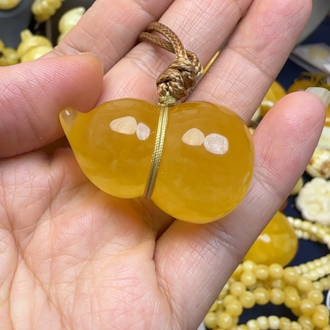 蜜蜡颈饰未镶嵌天然蜜蜡