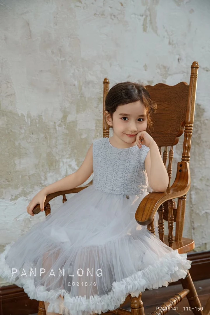 实体品牌蓬蓬裙短袖礼服童装宝宝连衣裙夏季女裙子