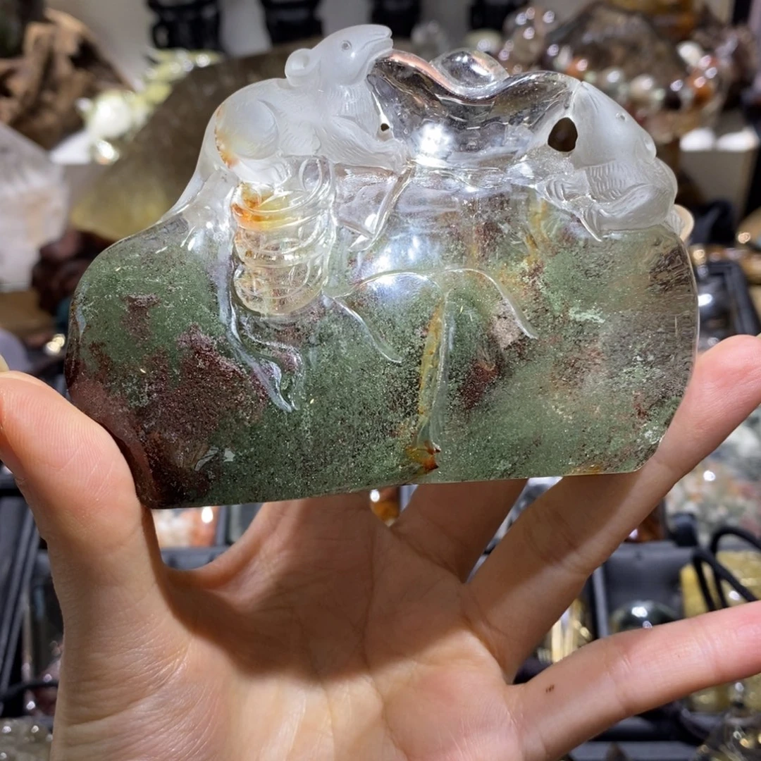 水晶摆件未镶嵌梵*幽灵