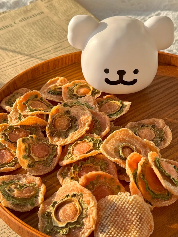 苦瓜鸡肉饼｜手工宠物零食降火去泪痕