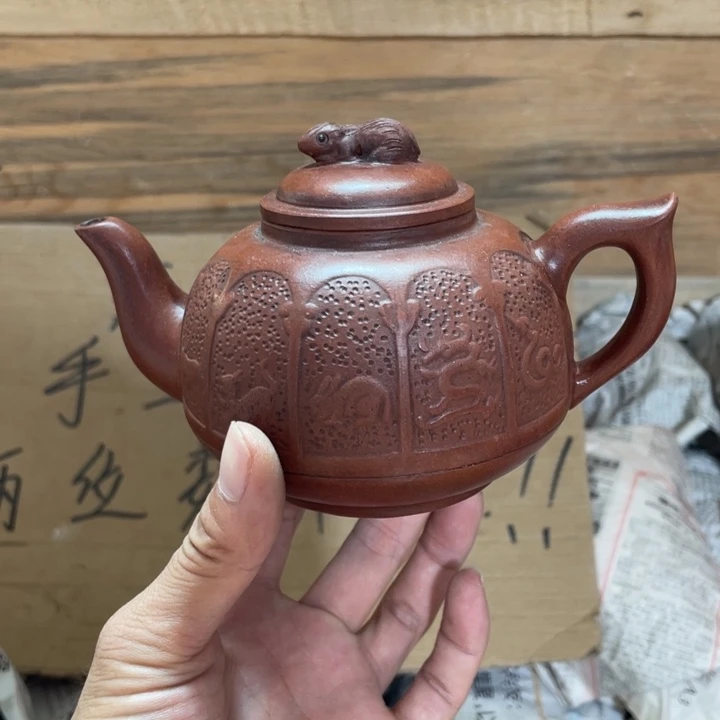 茶壶紫砂老厂紫砂壶一件？