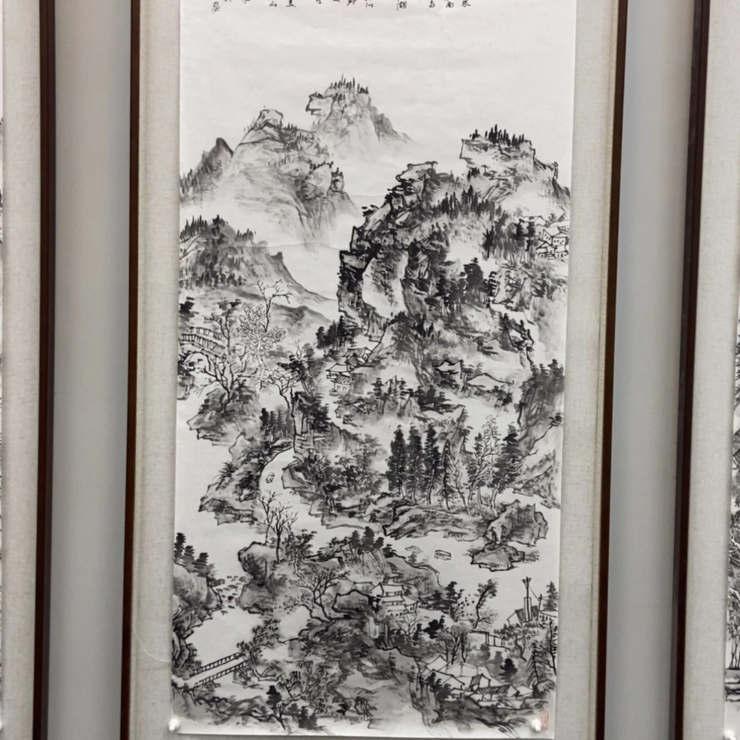国画墨鱼精品墨鱼精品
