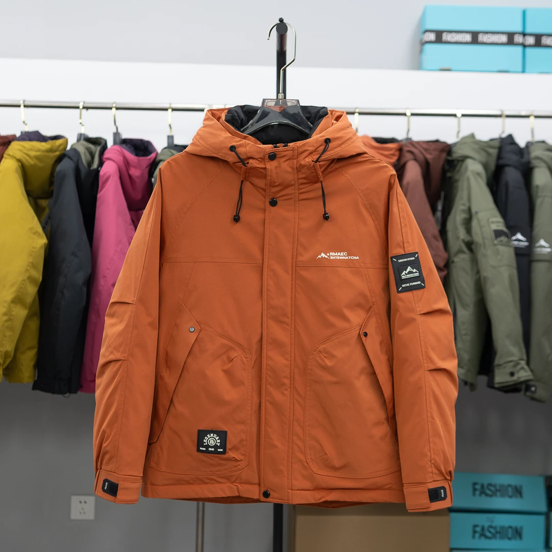 505-8817 冬季御寒保暖锁温防寒服男女百搭时尚休闲潮流断码外套