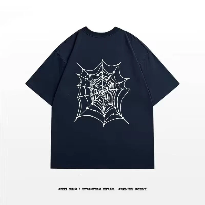 复古潮流宽松百搭半袖美式男士休闲情侣短袖T恤夏季ins打底衫2025