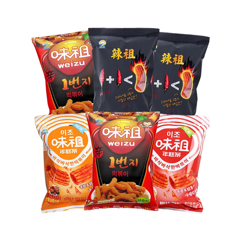 九日韩国进口炒年糕条多口味打经典韩式甜辣