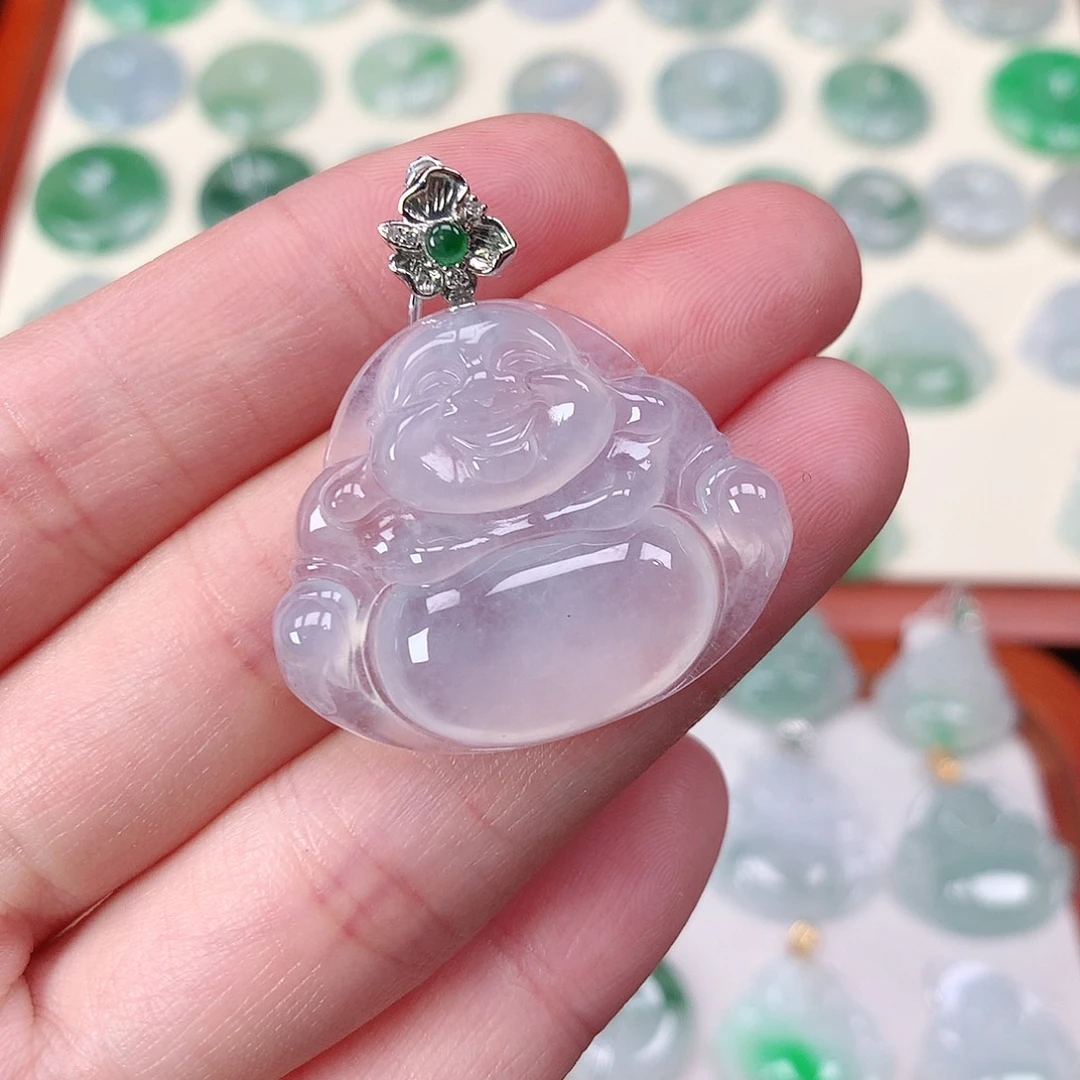 翡翠未镶嵌颈饰吊坠