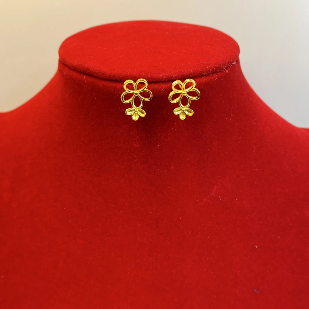 合金贝壳耳饰 苏爱米firit  双珍耳钉