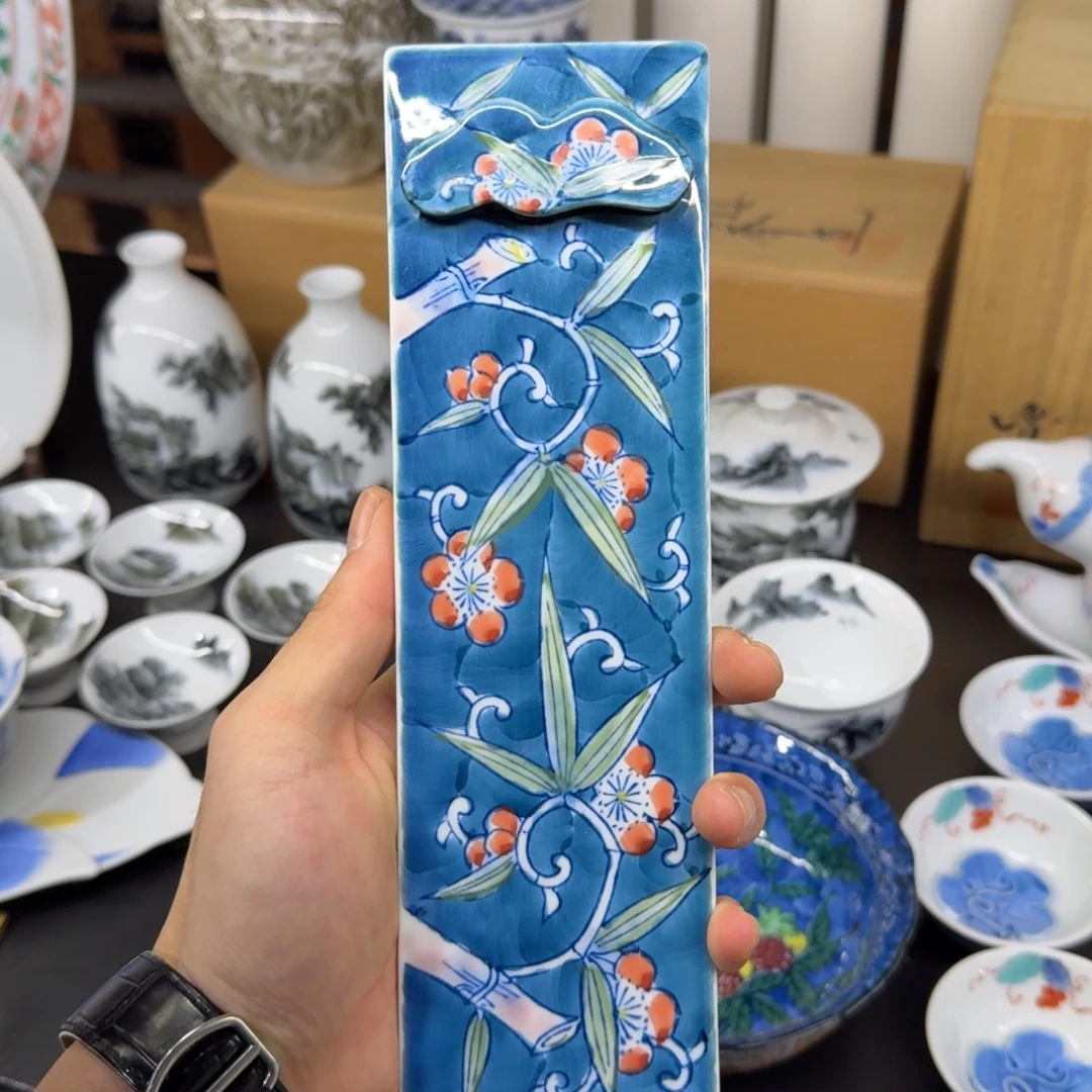 瓷片恭喜发财万事如意心想事成