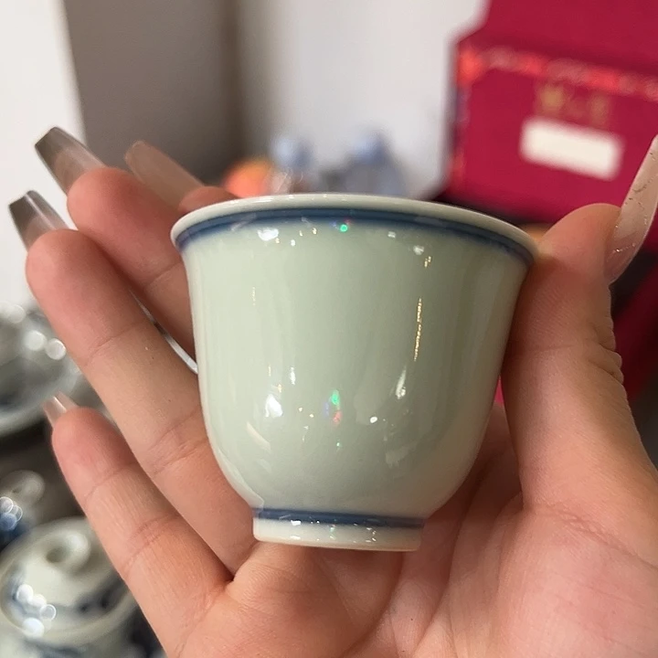 钟家窑柴窑素胎铃铛杯杯