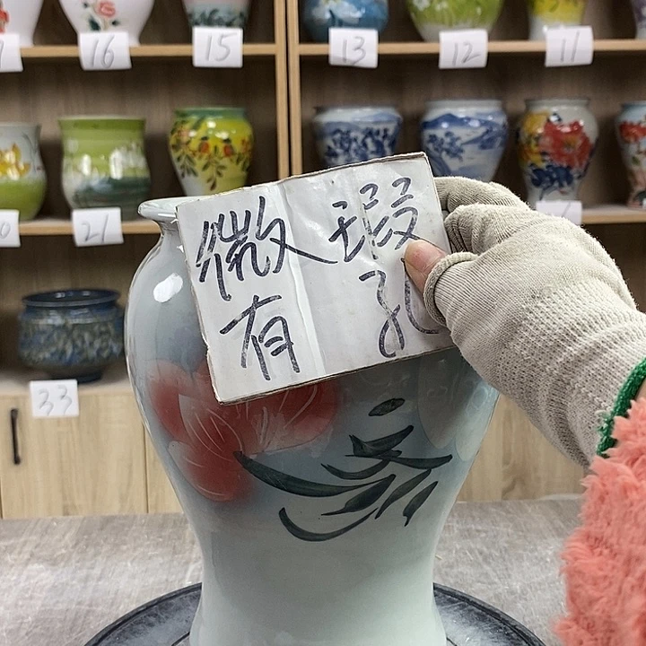 缸简*13xc景德镇陶瓷花盆