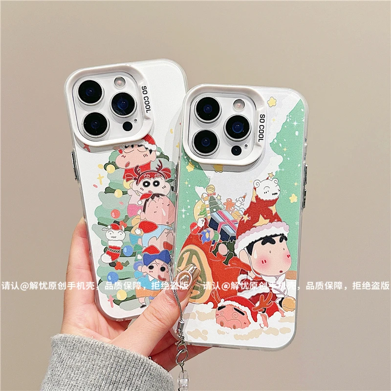 磨砂彩银适用苹果17/iPhone/华为荣耀/OPPO/VIVO/小米手机壳保护