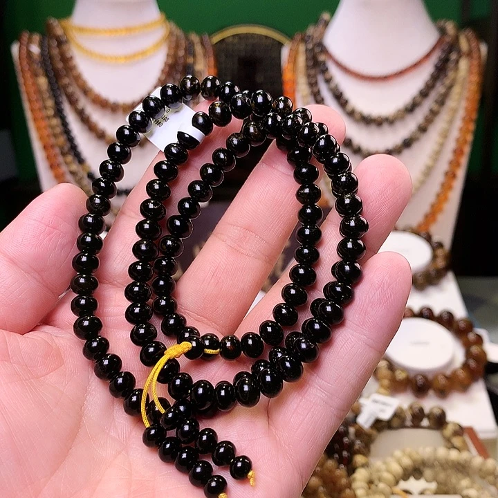 琥珀未镶嵌裸石7+满天星262