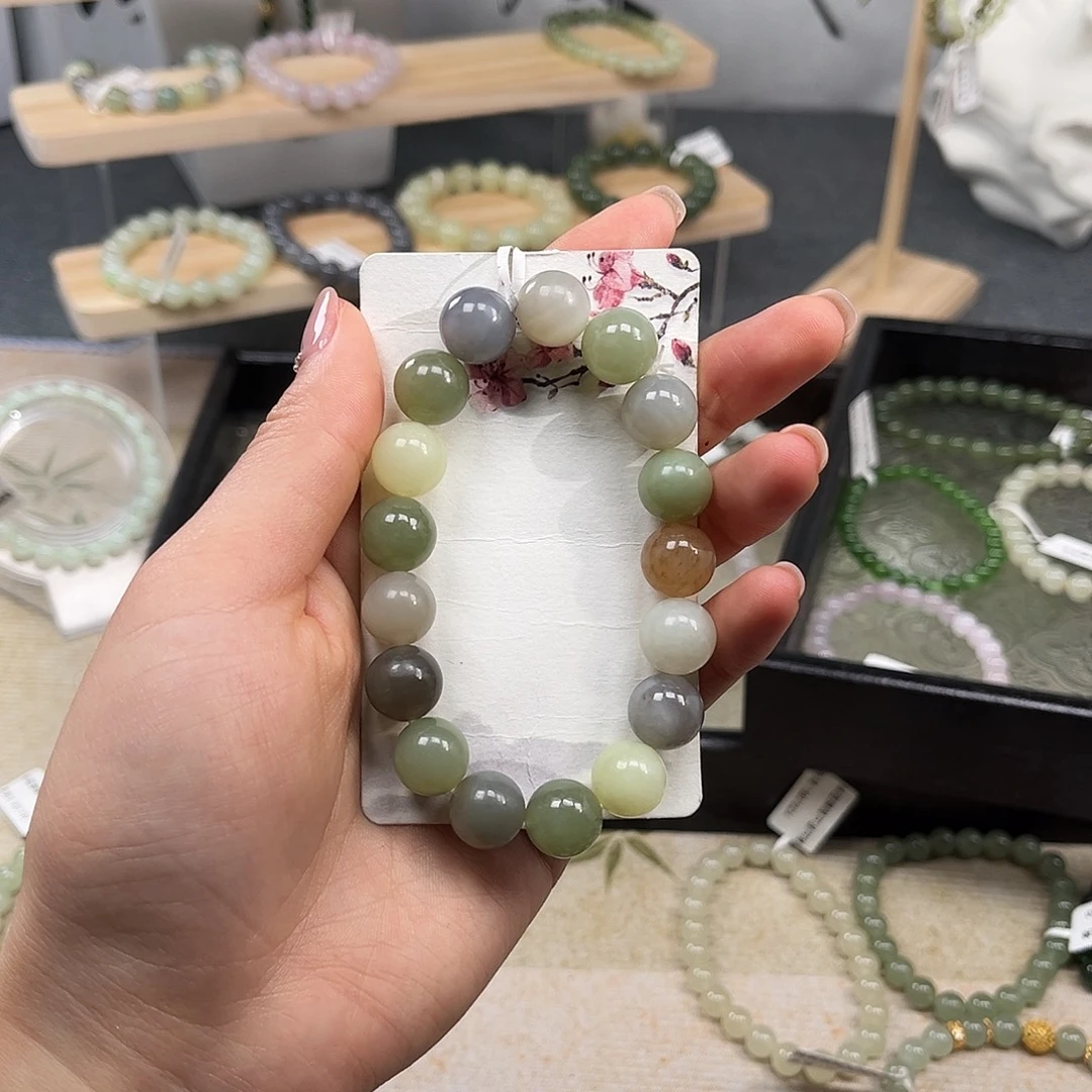 机***-和田玉未镶嵌手串