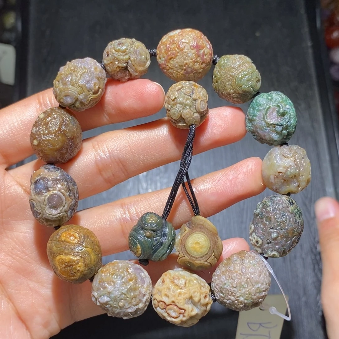 未镶嵌玛瑙/玉髓珠宝半成品