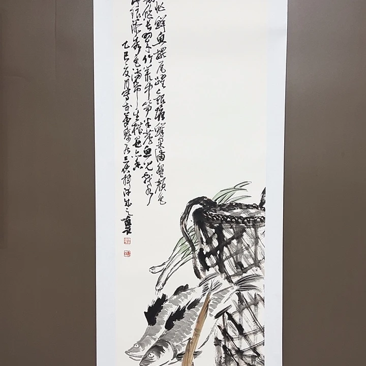 国画陈连平  手绘原创