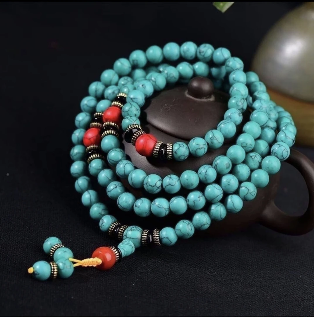 绿松S 手串挂件 C921精美手串 高端文玩手串 挂件 -（无礼盒）