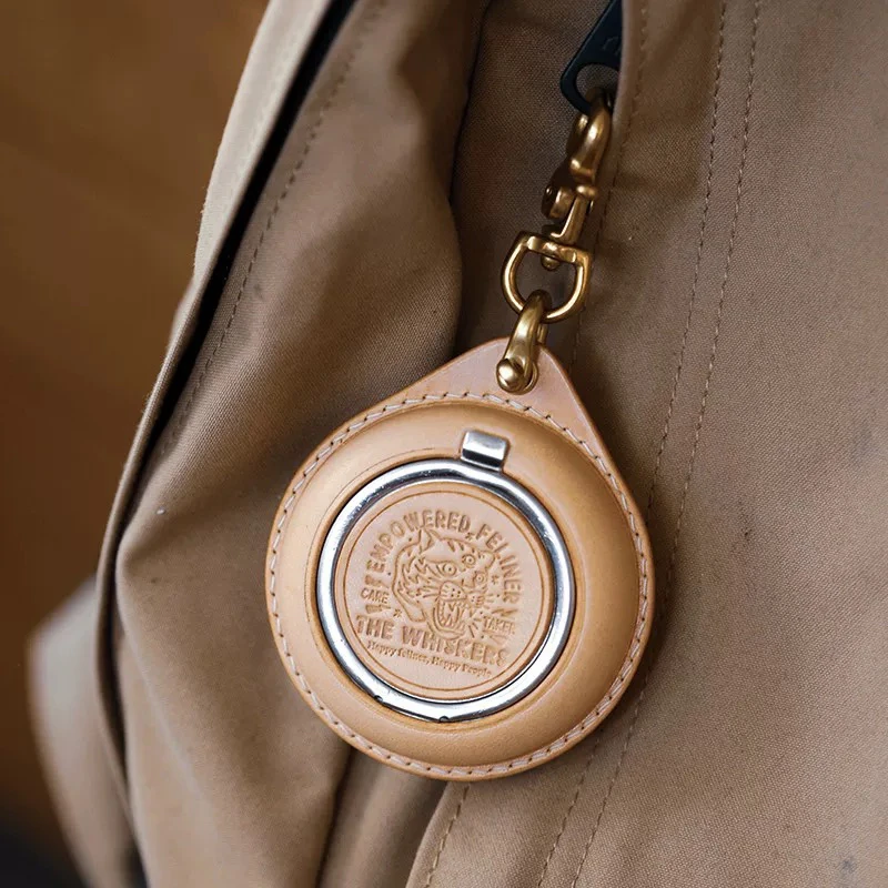 原创创意手工制作户外便携小烟灰缸迷你不锈钢灭烟器挂脖挂包挂腰