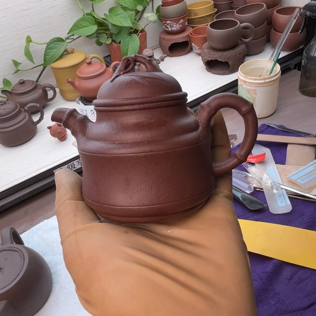 A***勤茶壶紫砂天道酬勤十级福利底槽清竹鼎