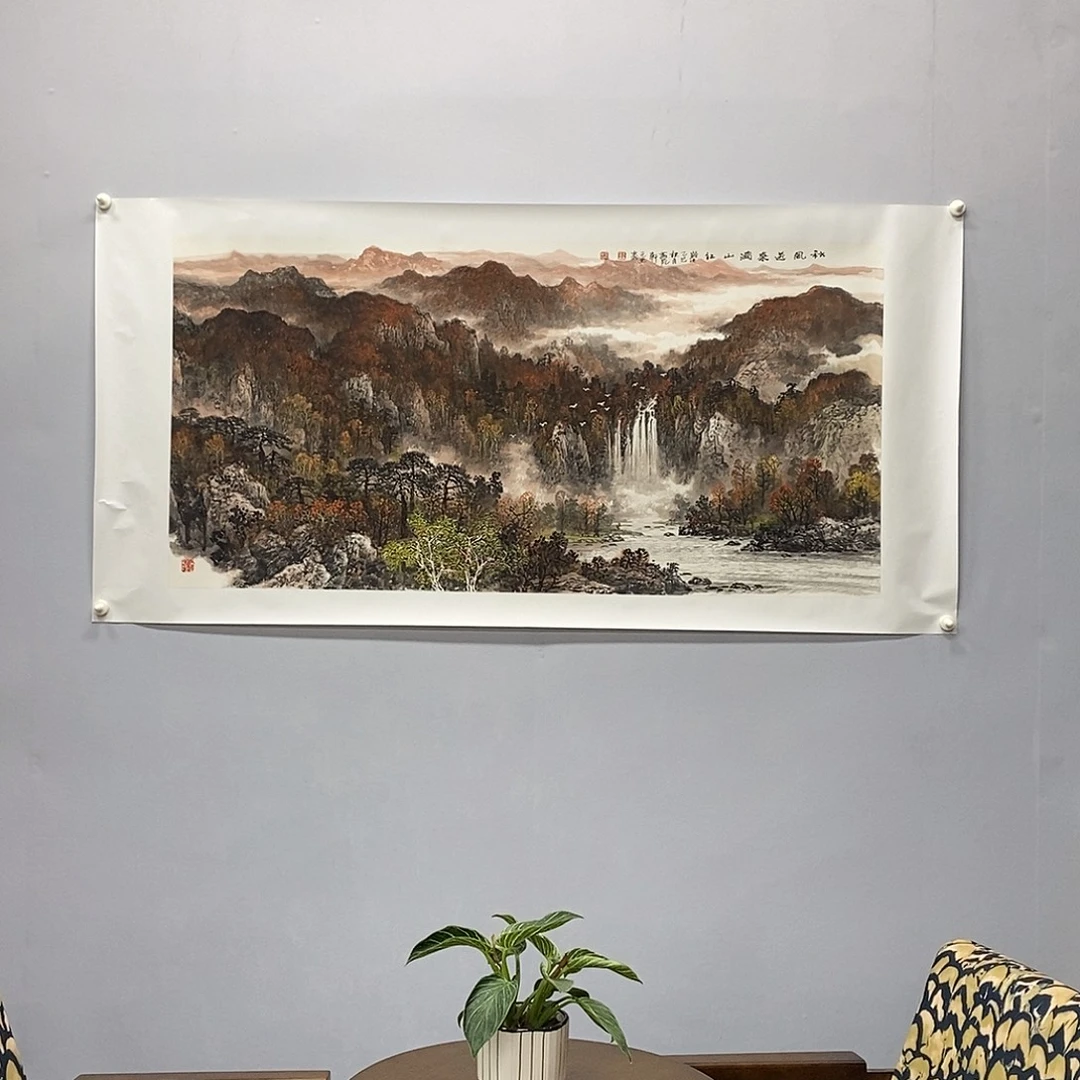 国画吕元忠四尺140*70精品佳作