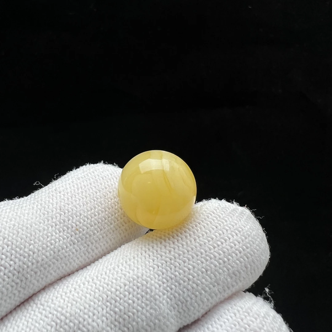 M3566天然原矿蜜蜡 单珠15.3mm2克 90/g