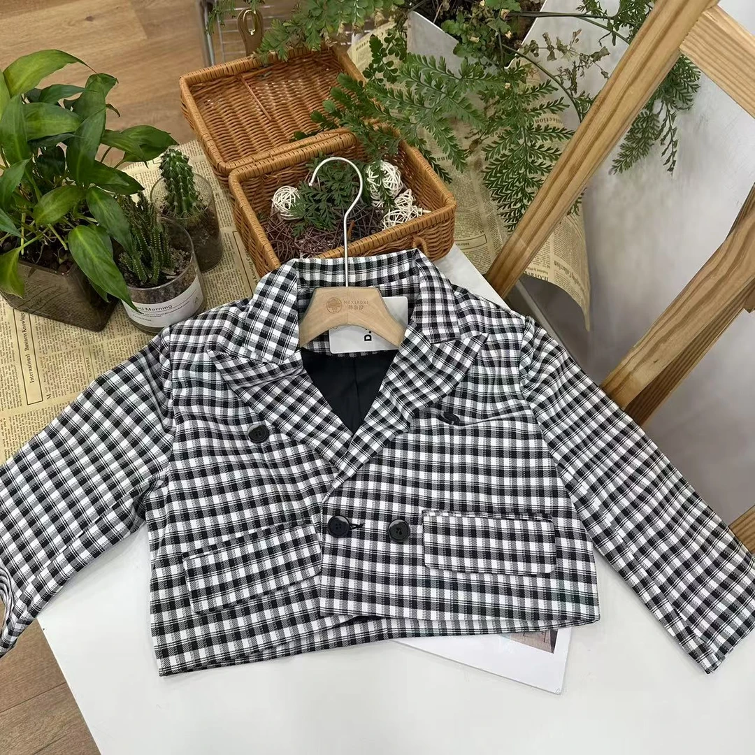 3335  春季中童西装外套  H