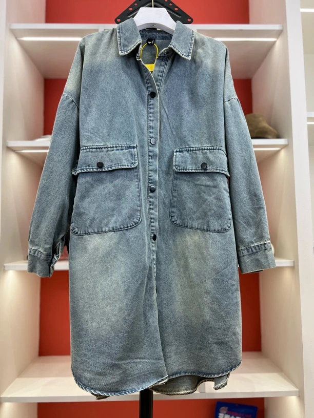 春款长袖牛仔外套