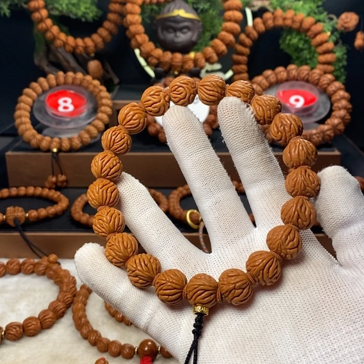 桃核吊坠秦岭龙纹