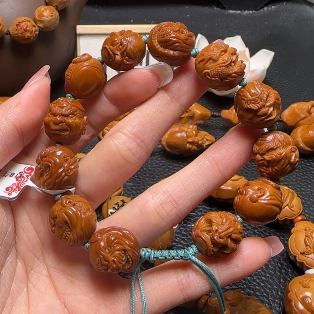 【闪购商品】橄榄核手串生肖恶僧