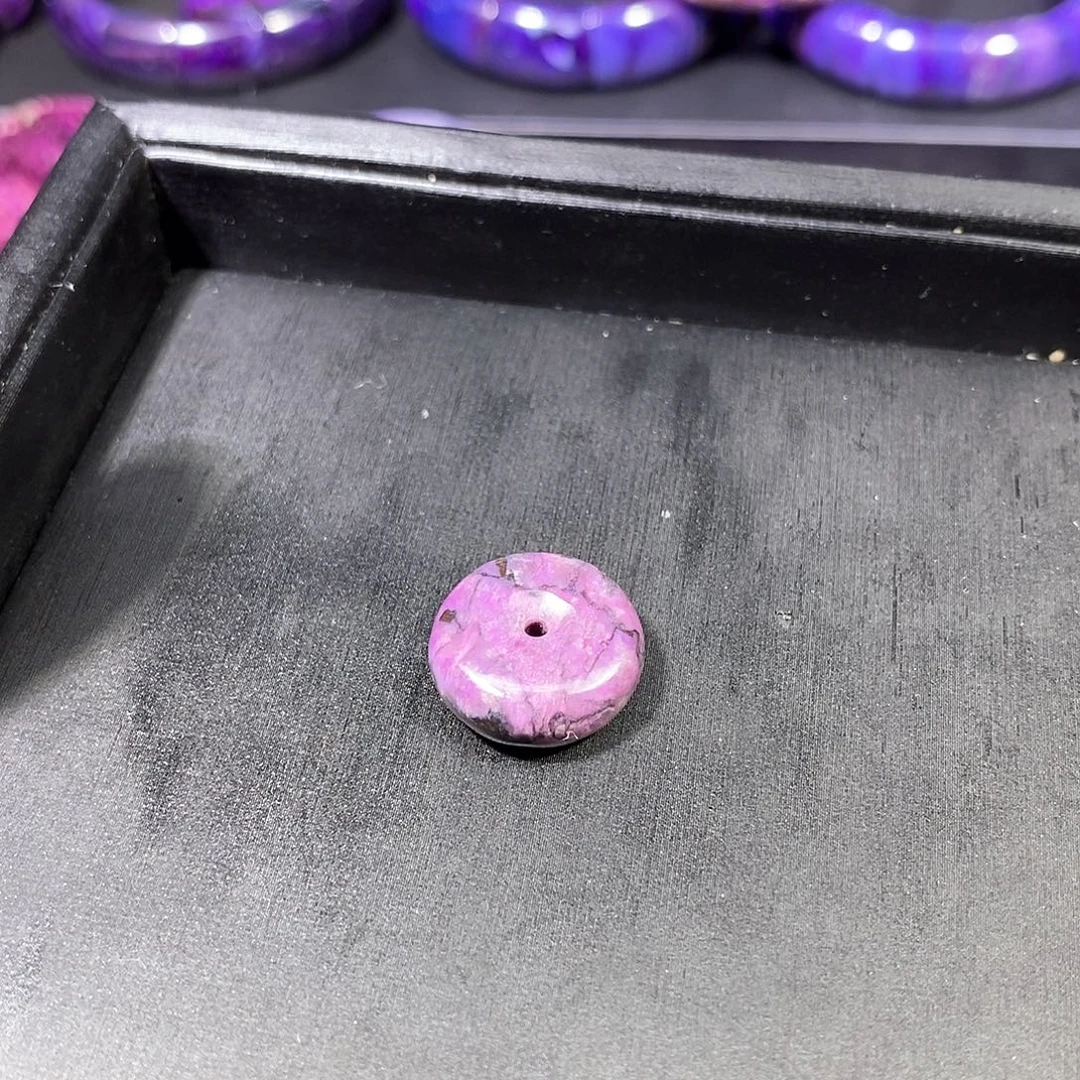 苏纪石（舒俱来）未镶嵌南非舒俱来满色平安扣