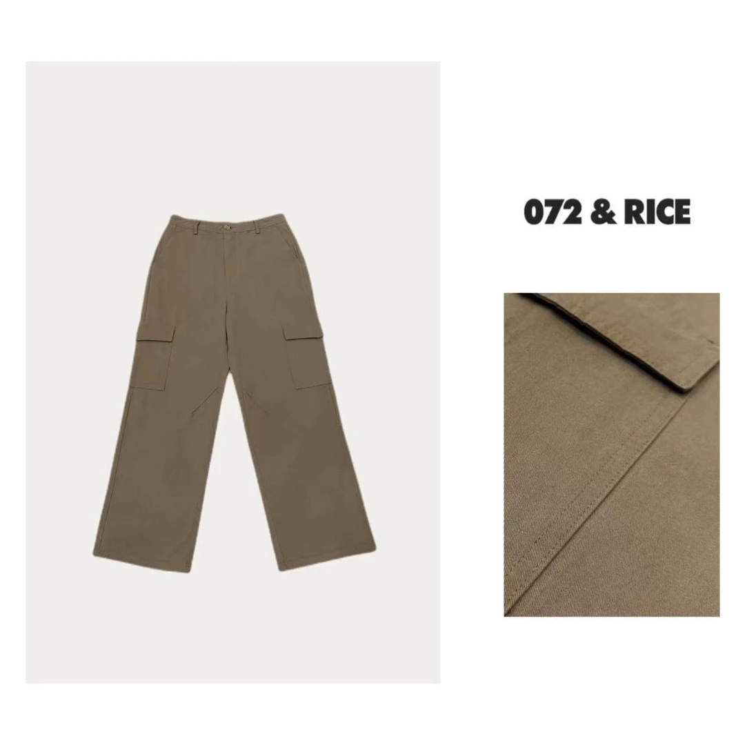072 & RICE【攻略裤】多口袋工装风长裤 KB058 FF
