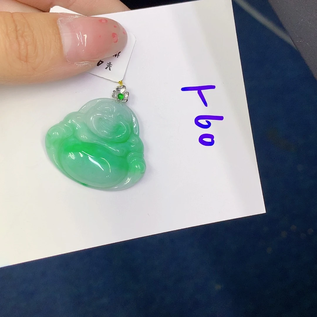 【闪购商品】翡翠18K金镶嵌颈饰00000000000