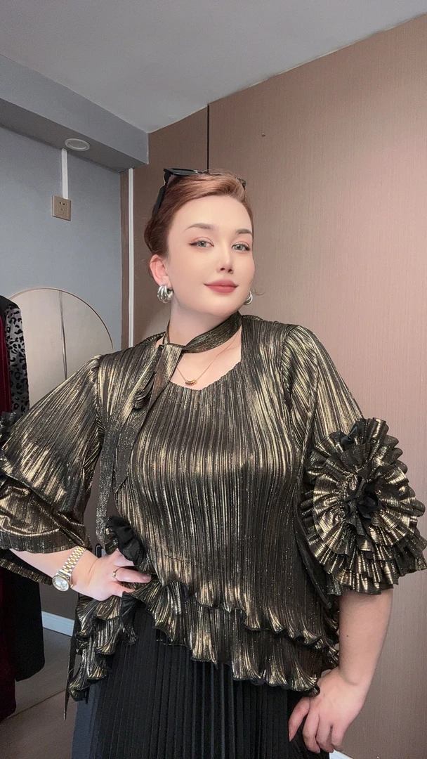 春季新款百搭休闲轻奢不规则气质时尚套装