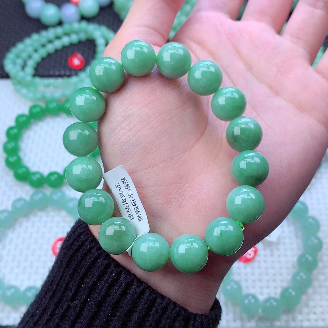 翡翠未镶嵌毛衣链