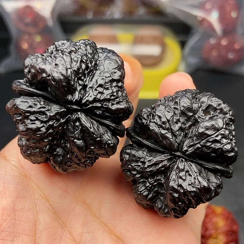【闪购商品】把件文玩核桃40尺蝴蝶蟾