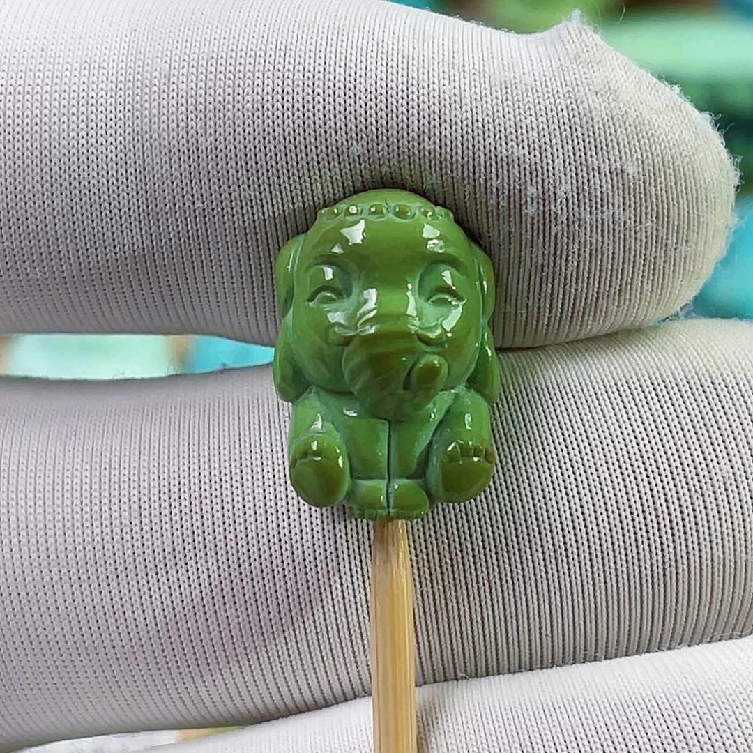 绿松石未镶嵌珠宝奇石10.5mm