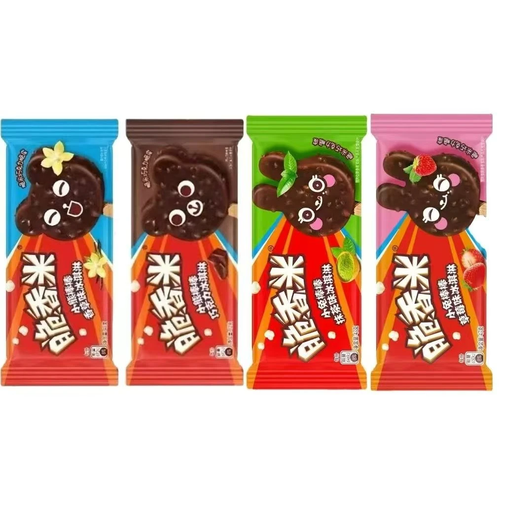 德芙脆香米小熊棒雪糕冰淇淋冷饮小兔棒草莓抹茶脆香米