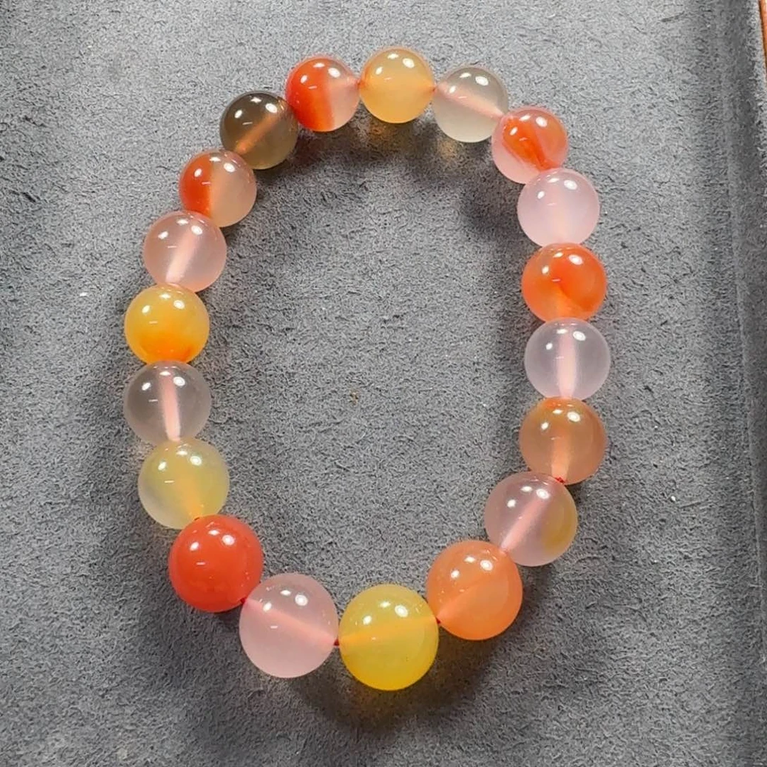 华***6南红玛瑙未镶嵌手串