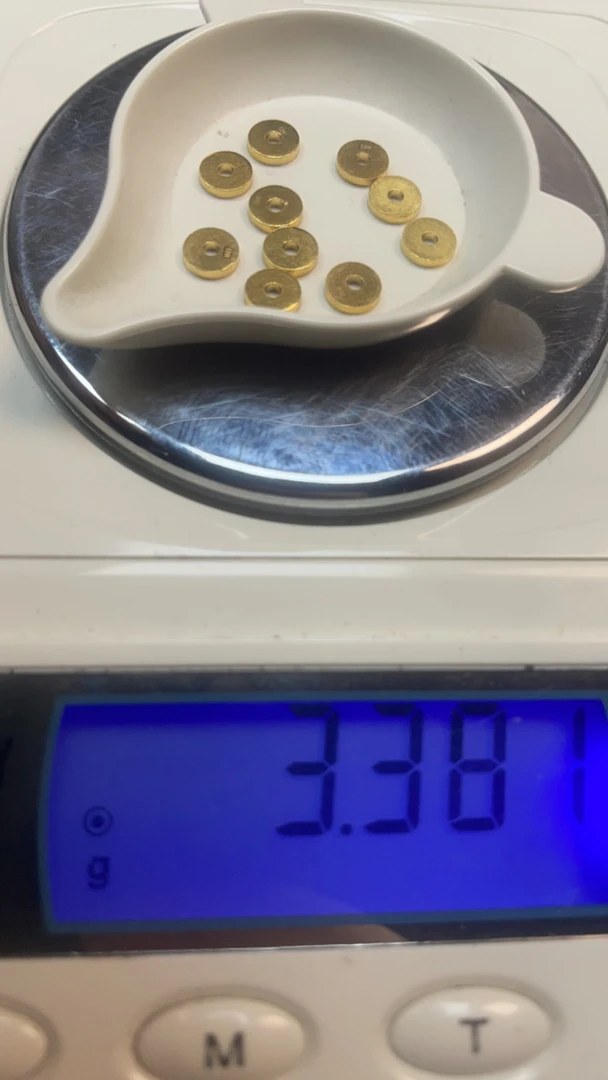 足金999配饰隔片