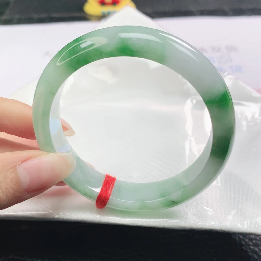 医***顺翡翠未镶嵌手镯翡翠55.6