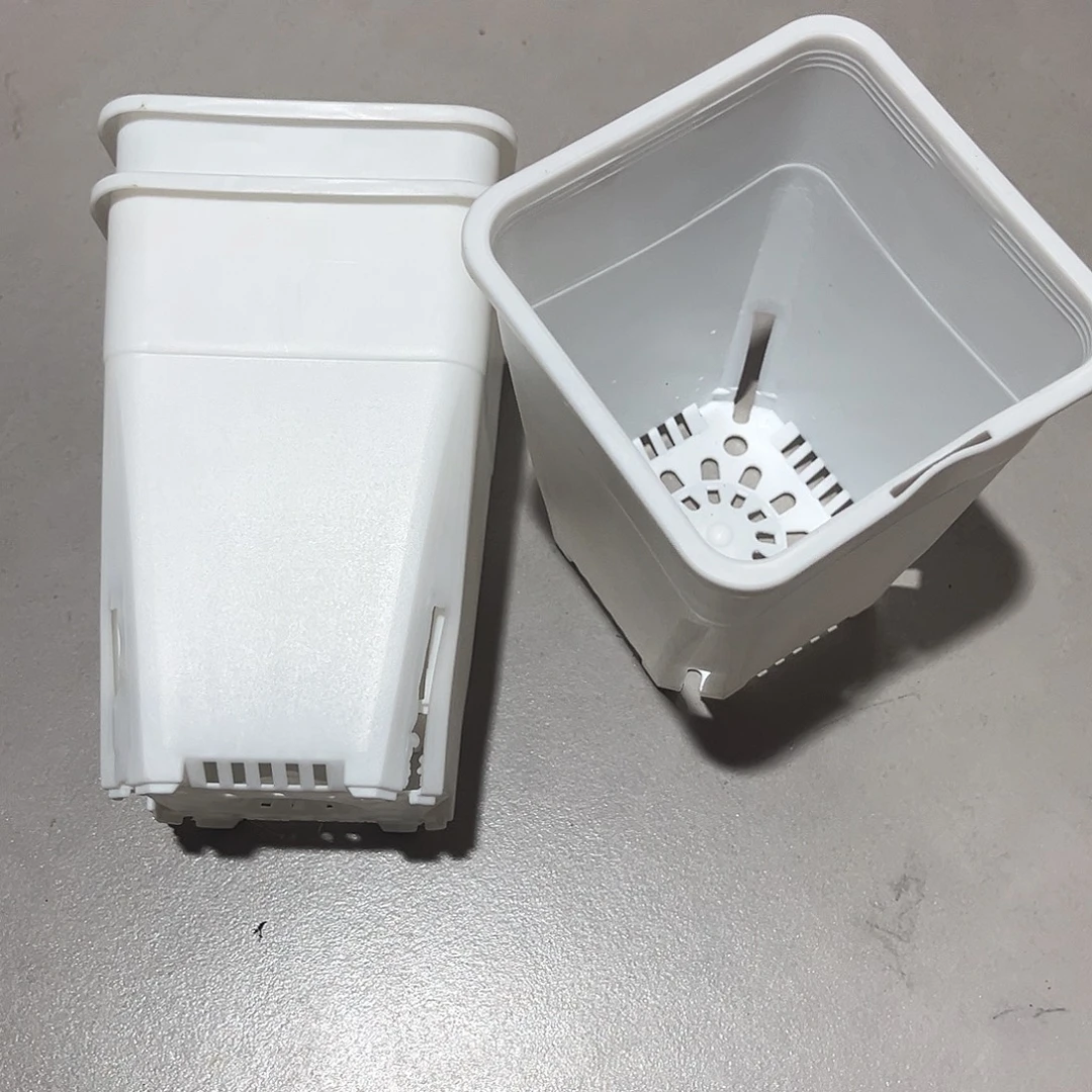 中厚高方口10高14白盆10个无托