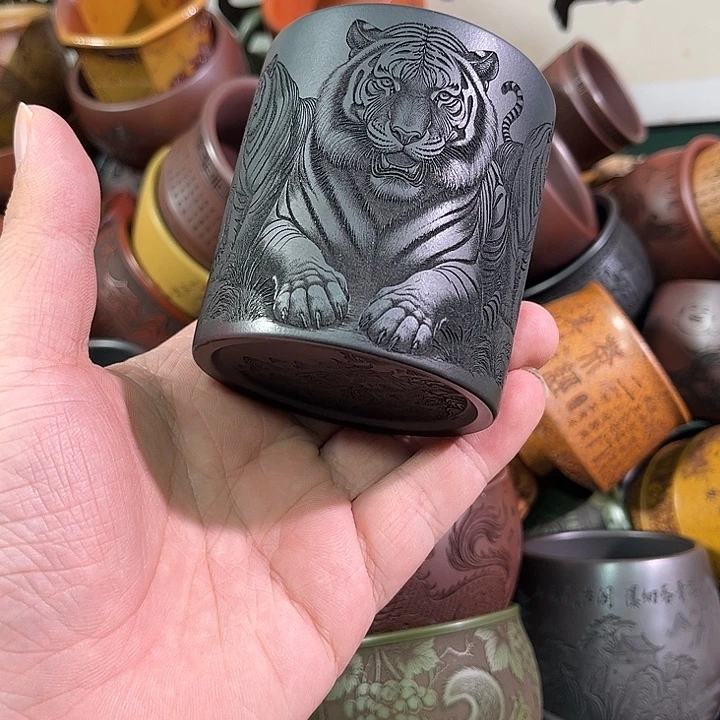 茶杯紫砂全手工紫砂主人杯