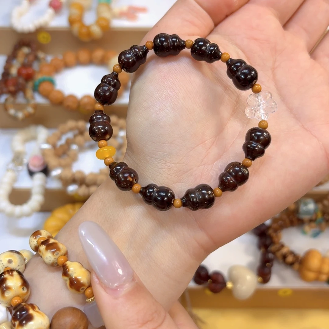 星月菩提吊坠紫金鼠黑金葫芦