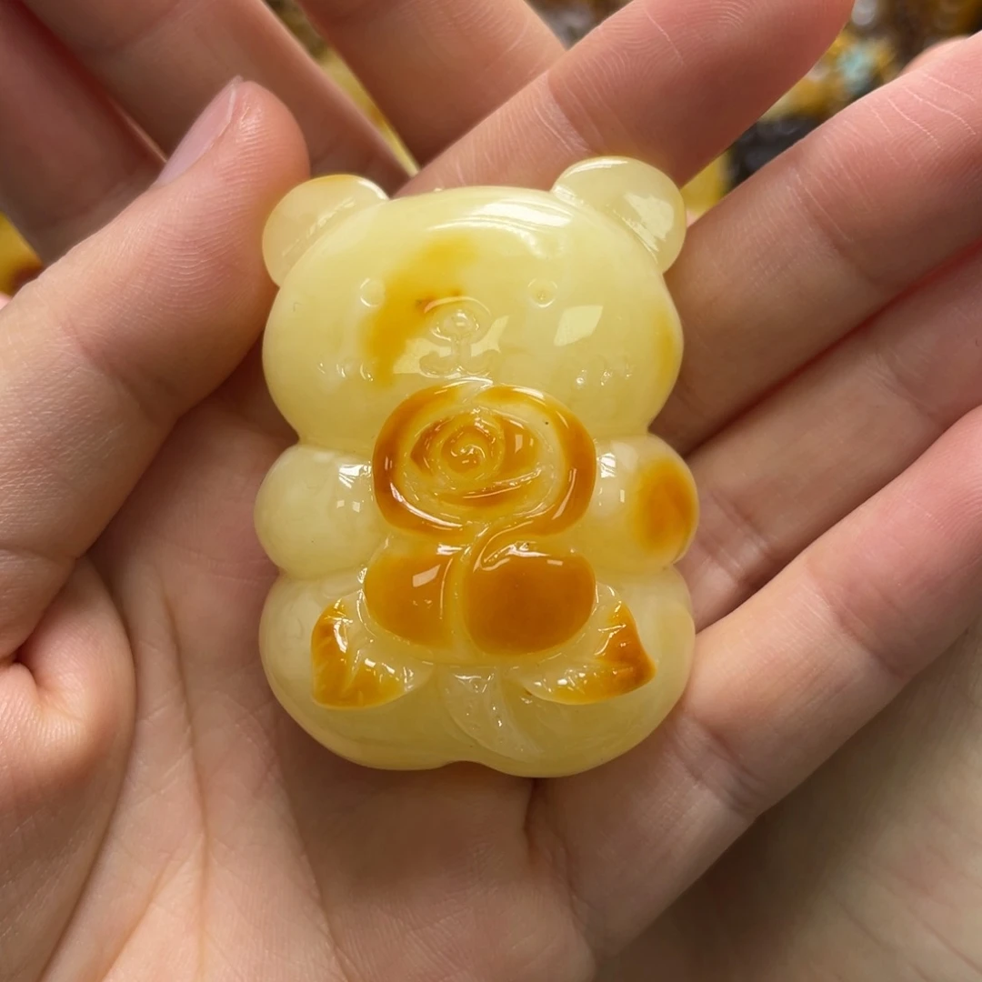 琥珀未镶嵌裸石天然琥珀