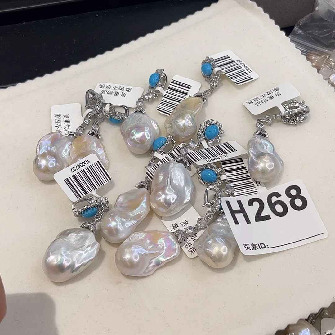 合金耳饰淡水珍珠