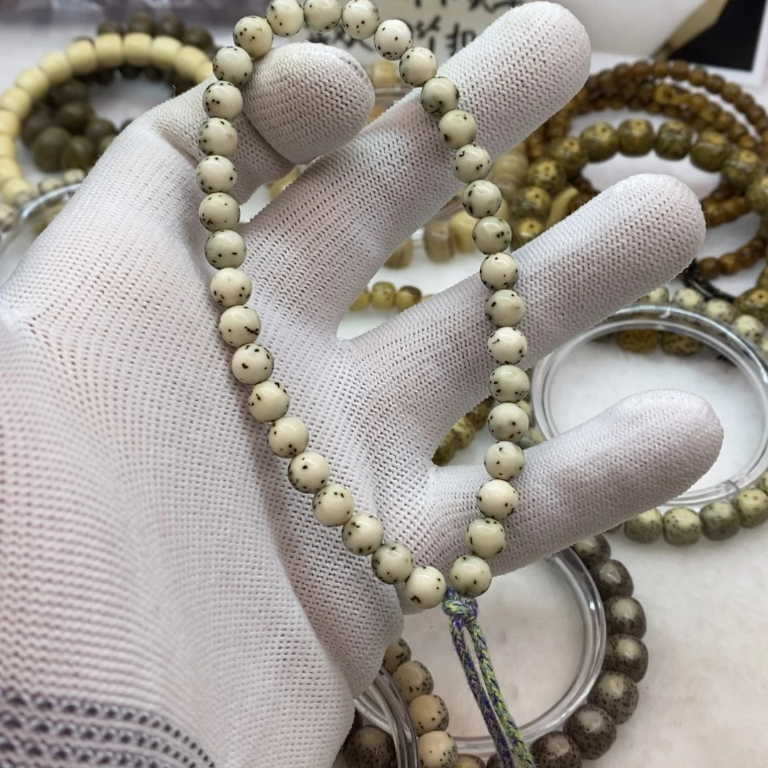 吊坠星月菩提卡7正月龙蛋大留白圆珠手持