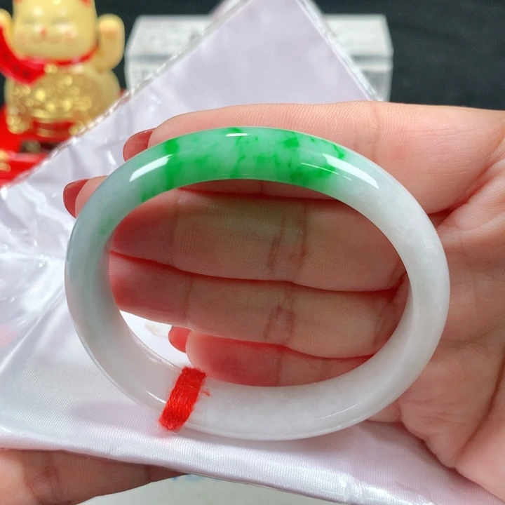 未镶嵌手镯翡翠编号0249 贵妃53➕