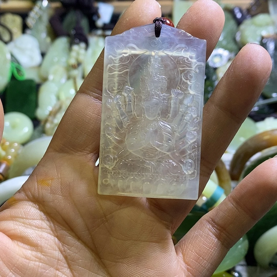 岫玉未镶嵌颈饰老鼠的守护神